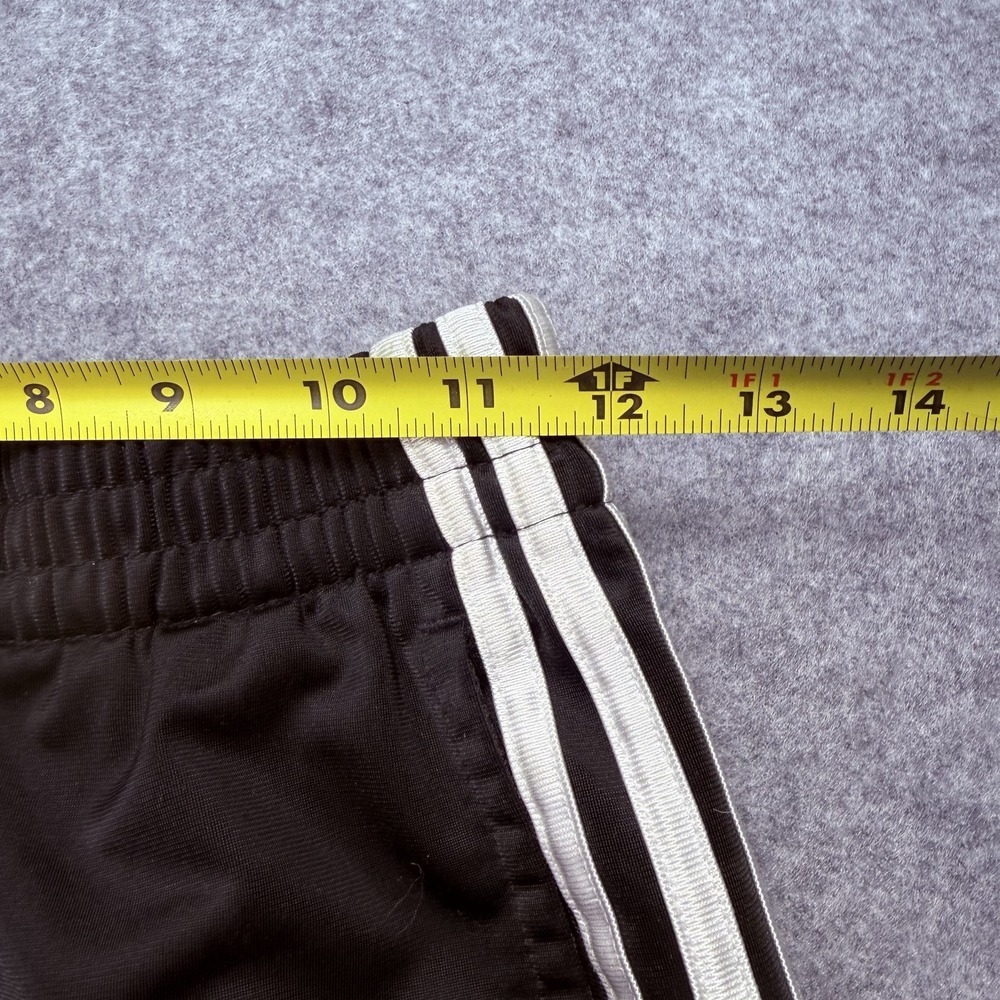 Adidas Men's LBlack Track Pants Activewear Joggers with White 3-Stripes Size L/G - Picture 6 of 16